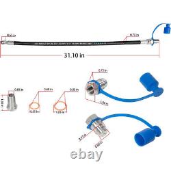 Hydraulic Top Link Cat. 1-1 with Locking Block 20 7/8 31 7/8 with 2 x Hose