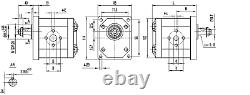 Hydraulic pump Gear Pump group 2 from 4 to 26 ccm shaft 1 8 right flange bolt