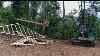 Installing Trusses With Improvised Boom And Excavator Mywestvirginiahomestead