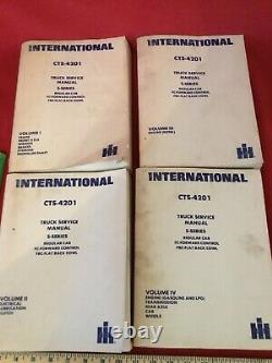 International CTS-4201 S-Series Complete Service Manual Repair Set 4 Volumes