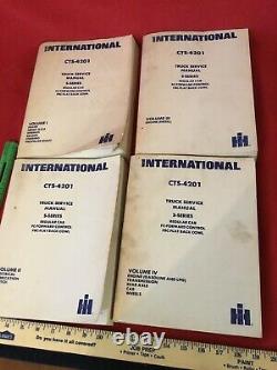 International CTS-4201 S-Series Complete Service Manual Repair Set 4 Volumes