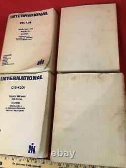 International CTS-4201 S-Series Complete Service Manual Repair Set 4 Volumes