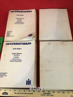 International CTS-4201 S-Series Complete Service Manual Repair Set 4 Volumes