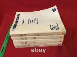 International CTS-4201 S-Series Complete Service Manual Repair Set 4 Volumes