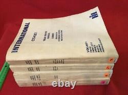 International CTS-4201 S-Series Complete Service Manual Repair Set 4 Volumes