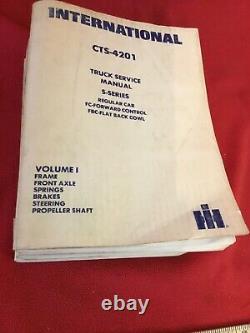 International CTS-4201 S-Series Complete Service Manual Repair Set 4 Volumes