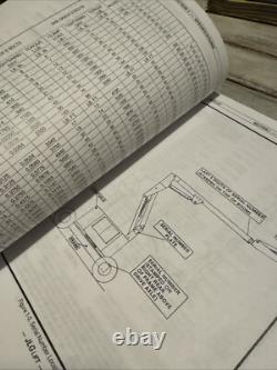 JLG 34HA Boom Lift Service Maintenance Manual Book Shop Catalog Repair OEM COPY