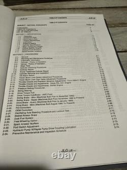 JLG 45HA Boom Lift Service Maintenance Manual Book Shop Catalog Repair OEM COPY