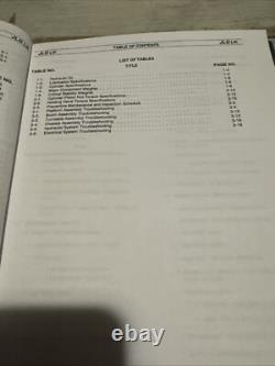 JLG 45HA Boom Lift Service Maintenance Manual Book Shop Catalog Repair OEM COPY