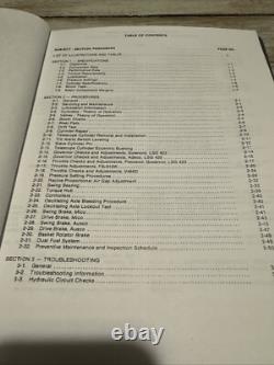 JLG 60HT Boom Lift Service Maintenance Manual Book Shop Catalog Repair OEM COPY