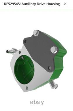 John Deere RE529545 Housing, without Cover, Offset Auxiliary
