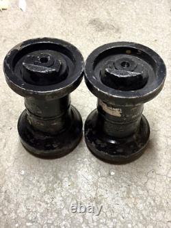 LOT of (2) LOWER TRACK ROLLER RD411-21700 fits KUBOTA KX161-3 MINI EXCAVATOR