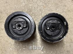 LOT of (2) LOWER TRACK ROLLER RD411-21700 fits KUBOTA KX161-3 MINI EXCAVATOR