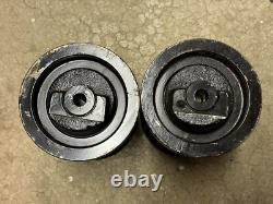 LOT of (2) LOWER TRACK ROLLER RD411-21700 fits KUBOTA KX161-3 MINI EXCAVATOR