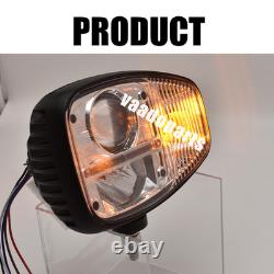 Led Headlight Lights For JCB Telehandler Loader Loadall bobcat Wired Headlamps