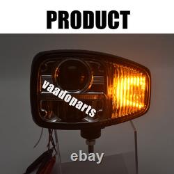 Led Headlight Lights For JCB Telehandler Loader Loadall bobcat Wired Headlamps