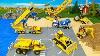 Lego Bulldozer Concrete Mixer Dump Truck Mobile Crane Tractor Excavator Toy Vehicles For Kids