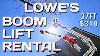 Lowe S Rental Snorkel Tl37j Towable Boom Lift Was It Worth Over 300