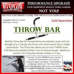 MANPLOW RevolutionX Snow Pusher with U Handle (40 Inch) U-Handle 40