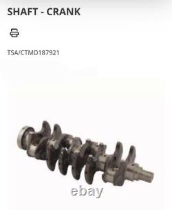 ME013667 MD187921 crankshaft fits 4D30 4D31 4D32 E70B ME018297 MD12320 ME012350