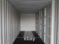 Open Side-40ft High Cube Shipping Container with 4 Side Doors-New