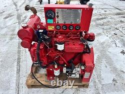 PERKINS 1004-4 DIESEL ENGINE TESTED RUNNER Low Hours NON Turbo AA Engine