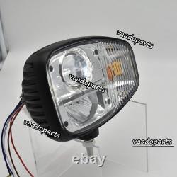 Pair LED Headlight Assembly For Bobcat Telehandler Loader TL470 V417 V518 T35120