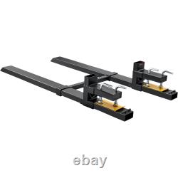 Pallet Forks, 4000 lbs Clamp on Pallet Forks, Loader Bucket