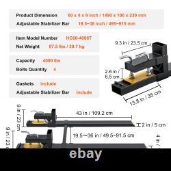 Pallet Forks, 4000 lbs Clamp on Pallet Forks, Loader Bucket