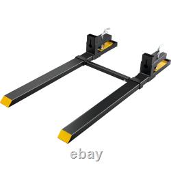 Pallet Forks, 4000 lbs Clamp on Pallet Forks, Loader Bucket
