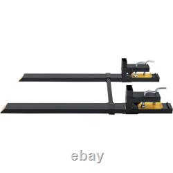 Pallet Forks, 4000 lbs Clamp on Pallet Forks, Loader Bucket