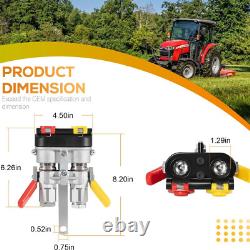 Pioneer 9500-4 Hydraulic Break-Away Coupler Kit Agricultural Tractor Clamp 1/2