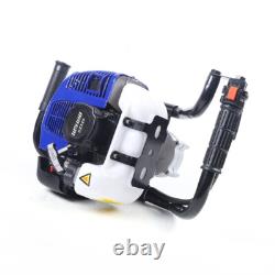 Post Hole Digger 52CC Gas Powered Earth Auger Borer Fence Ground +2 Drill Bits