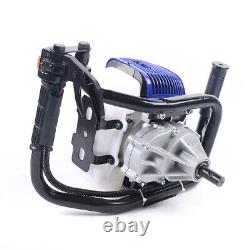 Post Hole Digger 52CC Gas Powered Earth Auger Borer Fence Ground with 2 Drill Bits