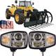 RH LH LED Headlight For Caterpillar Telehandler(s) TH340B TH355B TH220B TH330B