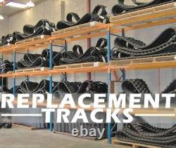 RUBBER TRACKS (SET OF 2) FIT NIFTY TD34T TRACK BOOMLIFT NON-MARKING 250x72x52