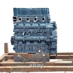 Remanufactured Kubota V2607 CR-T Engine Longblock with OEM Parts