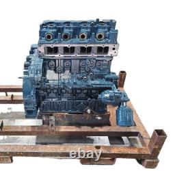 Remanufactured Kubota V2607 CR-T Engine Longblock with OEM Parts