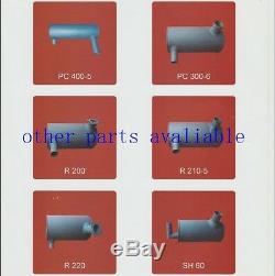 Sk230-6e Sk250-6e Sk250-6 Muffler As With Clamp Fits Kobelco 6d34 Lq12p00016p1