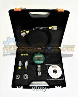 Stauff Digital Pressure Test Kit 0-600 Bar (8820 Psi) 2m Test Hose Plastic Case