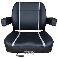 Trac Seats Black Seat for Exmark Ferris Scag Gravely Hustler Kubota Mowers
