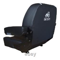 Trac Seats Black Seat for Exmark Ferris Scag Gravely Hustler Kubota Mowers