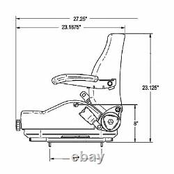 Trac Seats Heavy Duty Suspension Seat for Spartan Woods Yazoo Ventrac and More