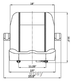 Trac Seats Seat For Kubota ZD321 ZD321N ZD323 ZD326HL ZD326P ZD326RP ZD326S