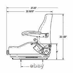 Trac Seats Suspension Seat for Husqvarna Dixie Chopper Dixion Grasshopper Mower