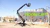 Trailer Boom Lift For Canadian Customer