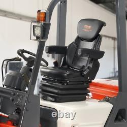 Universal Commercial Seat With Armrests S-Belt Tractor Loader Excavator & More