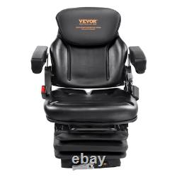 Universal Commercial Seat With Armrests S-Belt Tractor Loader Excavator & More