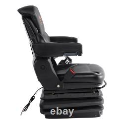 Universal Commercial Seat With Armrests S-Belt Tractor Loader Excavator & More