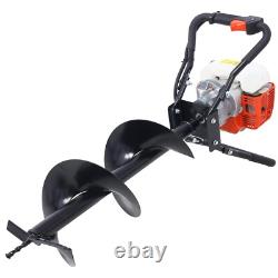 V-Type 52CC 2 Stroke Gas Post Hole Digger One Man Auger EPA Machine